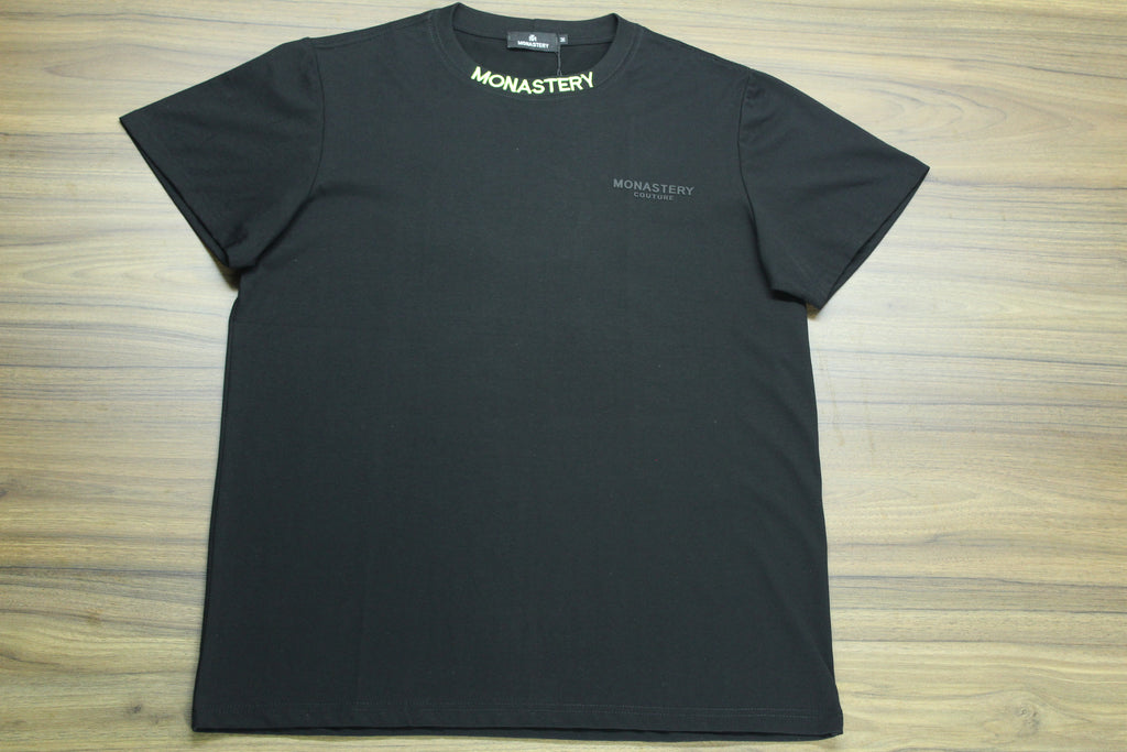 Camiseta Heavyweight Negro Neón — Bordado Premium | JULALE DROP 01