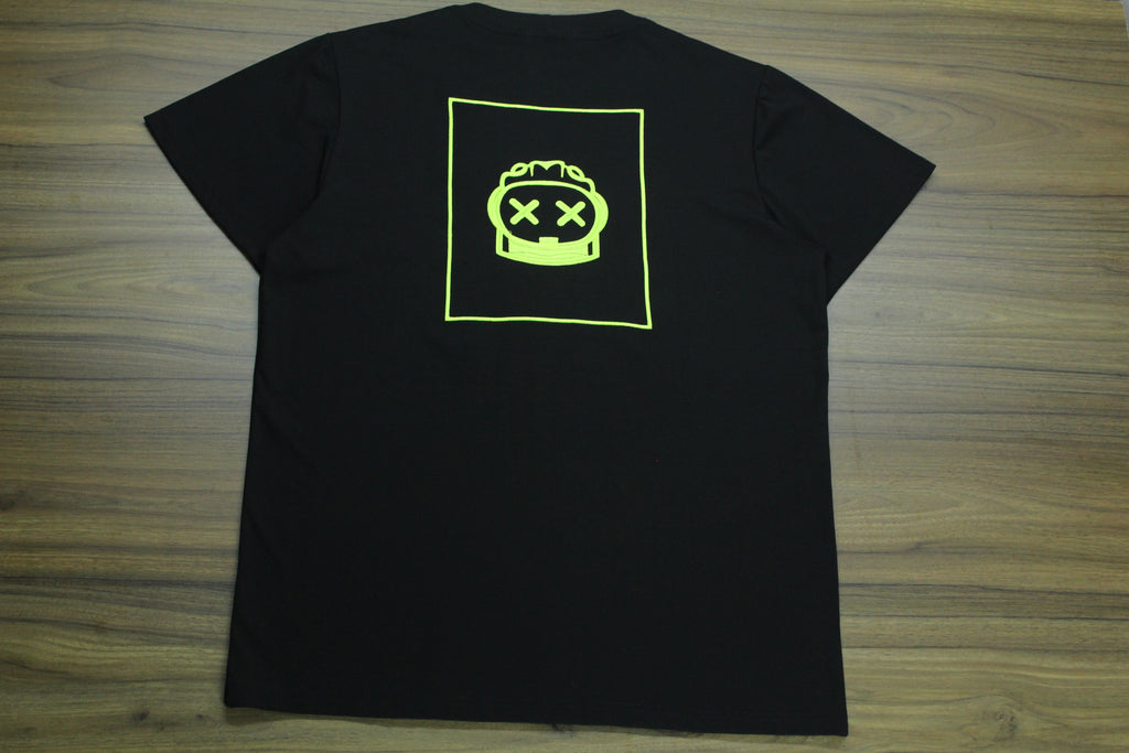 Camiseta Heavyweight Negro Neón — Bordado Premium | JULALE DROP 01