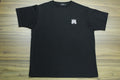 Camiseta Heavyweight Negro Monograma Blanco — Bordado Premium | JULALE DROP 01