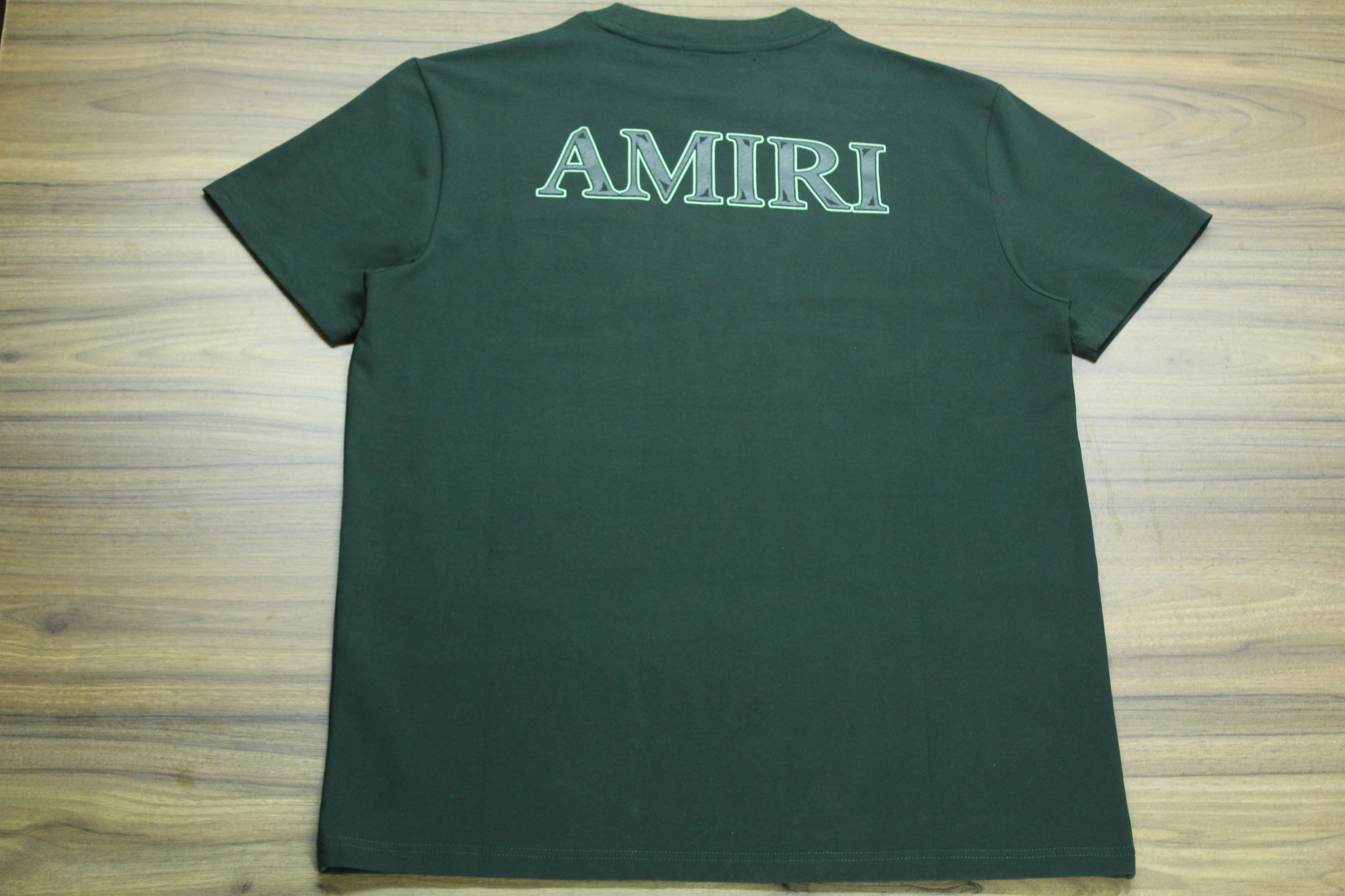 Camiseta Heavyweight Verde Oscuro Monograma Texturizado — Bordado Premium | JULALE DROP 01
