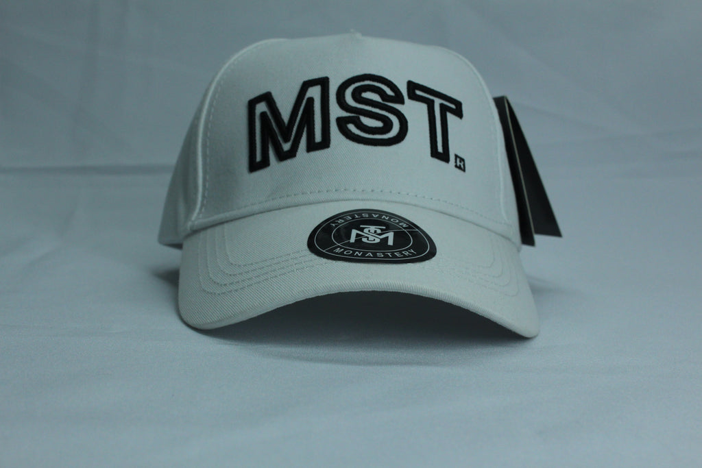 Gorra Premium Blanca Letras Bordadas Negro — Snapback Streetwear | JULALE DROP 01